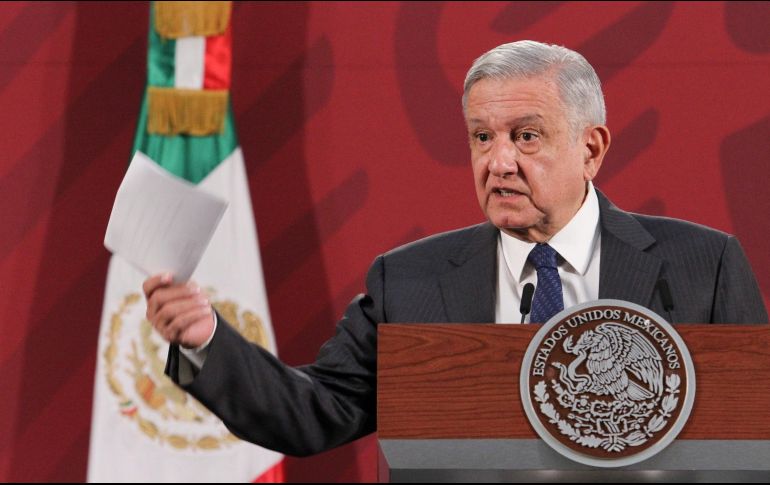 El Mandatario señala que cada quien interpreta los datos como los entiende. NTX/J.Lira