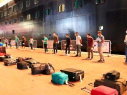 El pasado miércoles 20 de mayo a las 13:00 horas, el crucero Koningsdam atracó en el muelle de Puerto Vallarta. ESPECIAL