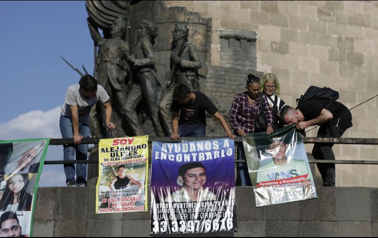 Recuerdan que Jalisco, desde hace algunos años, se ha encontrado entre los primeros tres lugares de las entidades federativas en las que más personas desaparecen. EL INFORMADOR / ARCHIVO