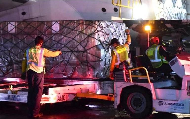 Los insumos serán repartidos por elementos de la Secretaría de la Defensa Nacional y la Guardia Nacional en diversos estados del país. TWITTER / @m_ebrard