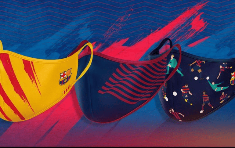En un principio, están disponibles un modelo azul con motivos azulgrana, un modelo inspirado en la 'senyera' y otro modelo inspirado en dibujos de jugadores. TWITTER / @FCBarcelona_es
