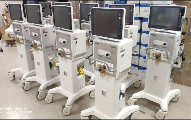 Claudia Sheinbaum publicó en redes que el Hospital Ajusco Medio recibió 10 ventiladores más para hacer frente a la demanda. TWITTER/@Claudiashein