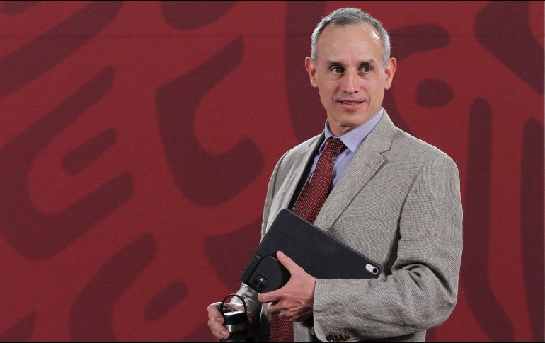 “No nos interesa porque es inútil, costoso e inviable aplicar una entrevista (o prueba) a todas las personas de un país”, dijo López-Gatell durante una reunión virtual con senadores. NOTIMEX/M. González