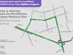 Las rutas 619 Azul (T19-C06), 619 Roja (T19-C07), 619A dos vías (C 78), 184 (C 133) y 625 (T07-C03) modificarán su derrotero de regreso. ESPECIAL