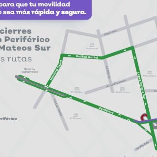 A partir de hoy, cierran Periférico Sur hacia López Mateos