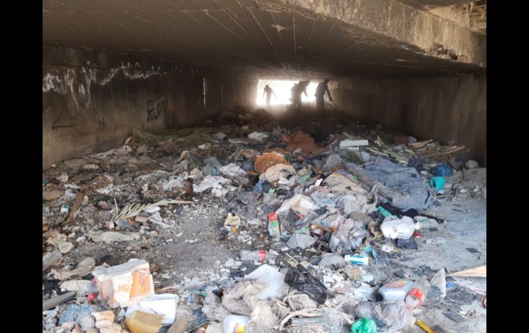 Detallan que 41 colonias se vieron beneficiadas con el retiro de dos mil 44 metros cúbicos de desechos sólidos, 165 llantas y mil 185 animales muertos. ESPECIAL/Ayuntamiento de Zapopan