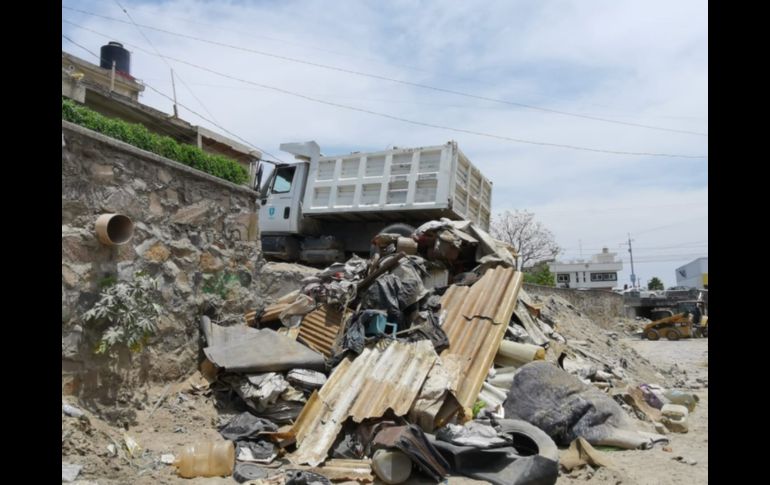 Detallan que 41 colonias se vieron beneficiadas con el retiro de dos mil 44 metros cúbicos de desechos sólidos, 165 llantas y mil 185 animales muertos. ESPECIAL/Ayuntamiento de Zapopan