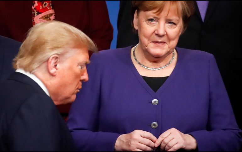 Merkel no acudiría a la reunión presencial en Camp David que propuso el presidente Donald Trump. AFP / ARCHIVO