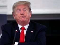 ''Los llamados 'manifestantes' dirigidos profesionalmente en la Casa Blanca tenían poco que ver con la memoria de George Floyd'', dijo el mandatario. AP / A. Brandon