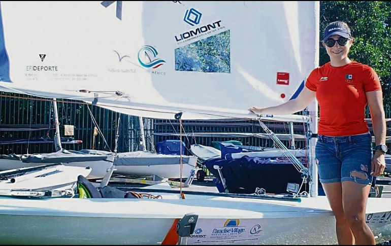 Elena Oetling. Entre sus planes está viajar a las concentraciones en Europa. GOBIERNO DE MÉXICO