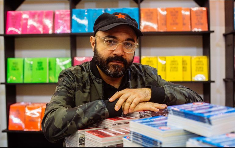 El autor tapatío Bernardo Esquinca, habló sobre la complejidad de publicar libros. EL INFORMADOR • G. GALLO