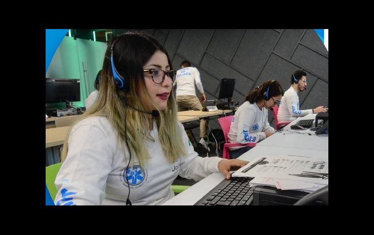 El Gobierno del Estado informó que el centro de atención telefónica alcanzó las 25 mil 396 llamadas. TWITTER / @saludjalisco