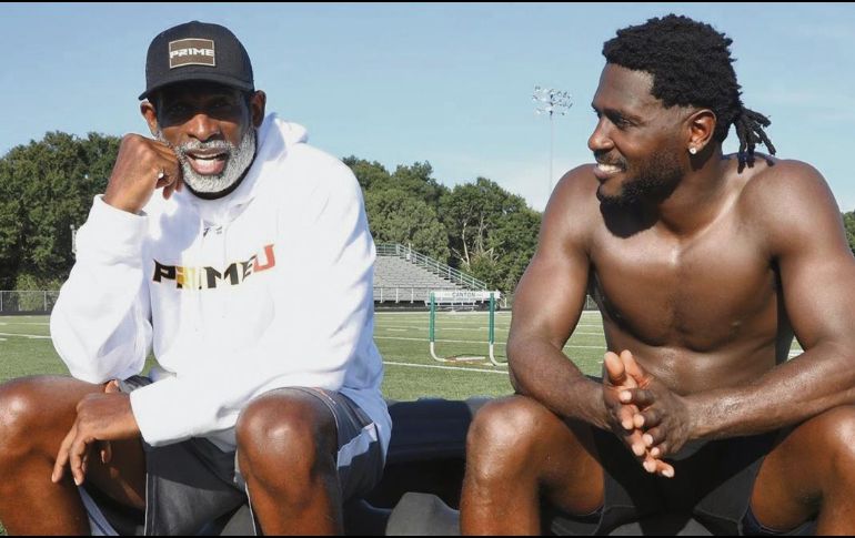 LABOR. Sanders ha entrenado con Brown. INSTAGRAM @deionsanders
