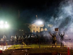 Trump se refugió en búnker de la Casa Blanca durante protestas