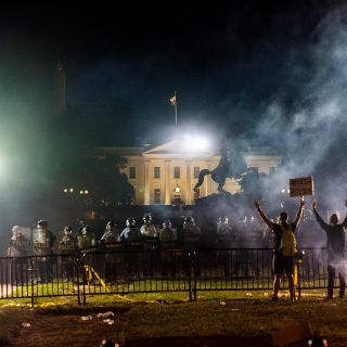 Trump se refugió en búnker de la Casa Blanca durante protestas