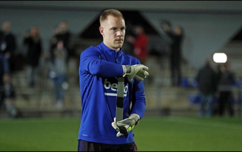 El representante del arquero ya tuvo reuniones con el club, pero la pandemia de COVID-19 detuvo la renovación. TWITTER / @FCBarcelona