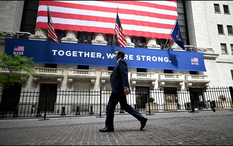 El Dow Jones se situó en 26 mil 155.28 puntos. AFP/ARCHIVO