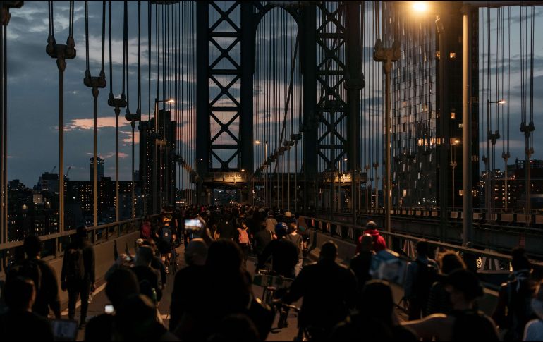 En Nueva York la Policía detuvo a unos 700 manifestantes e informó que varios agentes resultaron heridos. AFP/S. Heins