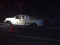 La camioneta es localizada en el kilómetro 30 700 de Carretera a Saltillo, a la altura del poblado conocido como “El Ancón”. ESPECIAL