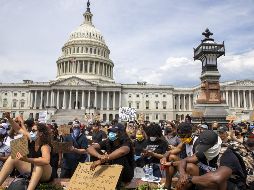 El secretario llama a que los ciudadanos a que continúen con las protestas pacíficas si así lo desearan, en favor de la justicia para George Floyd. AFP / T. Katopodis