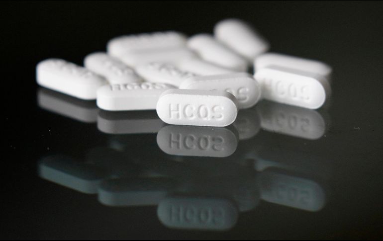 La hidroxicloroquina fue defendida por el presidente Trump a partir de las primeras semanas del brote de coronavirus. AP/ARCHIVO