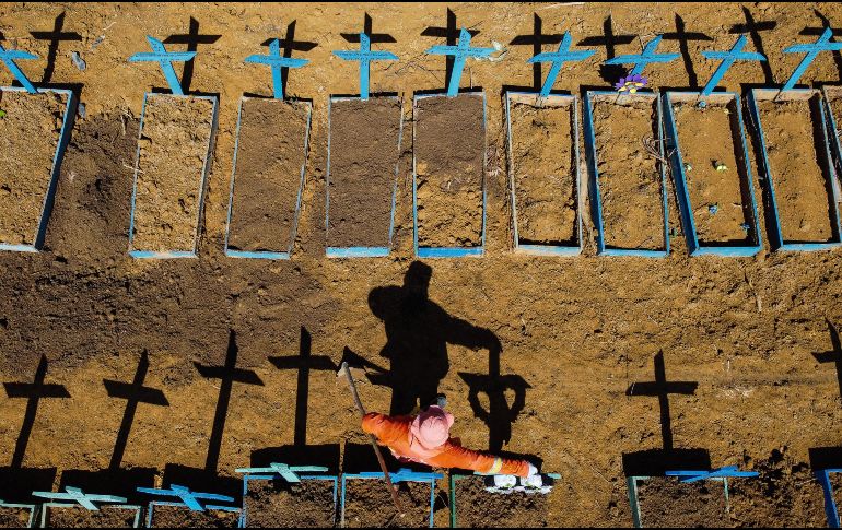 El país también registró un récord de muertes causadas por el coronavirus en las últimas 24 horas. AFP