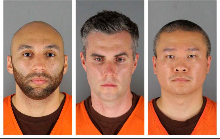 Los tres oficiales comparecerán nuevamente el próximo 29 de junio. AP/Hennepin County Sheriff's Office