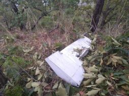 Hacia las ocho de la noche se informó del hallazgo solo de una parte del avión. ESPECIAL