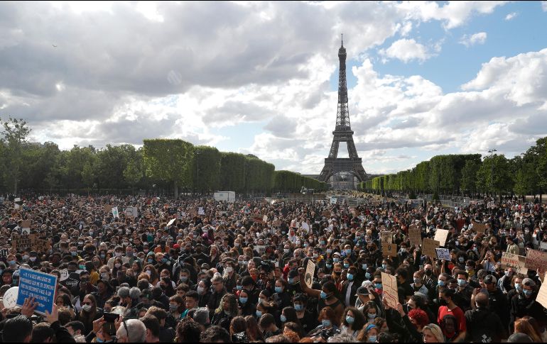 Las protestas antirracistas por la muerte de Floyd el pasado 25 de mayo han prendido en diversos puntos del globo, y en cada país se denunciaron casos similares locales. AFP / G. Van der Hasselt