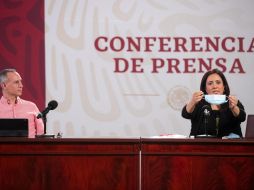 Hugo López-Gatell Ramírez reiteró que aquellas personas que decidan usar cubrebocas están en su derecho de hacerlo, siempre y cuando lo hagan de manera correcta. TWITTER/@HLGatell