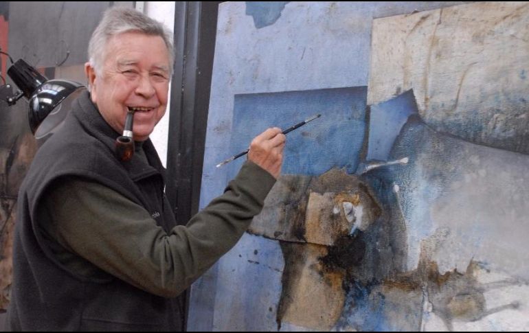 Manuel Felguérez fue reconocido con la Medalla Bellas Artes en 2016 y recibió el Premio Nacional de Ciencias y Artes en 1988. TWITTER / @cultura_mx