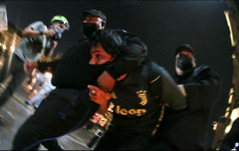 Tamez Guajardo explicó que los detenidos no pertenecían al contingente que se manifestó el pasado sábado en contra del abuso policial. EL INFORMADOR / ARCHIVO