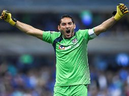 Jesús Corona, portero y capitán del Cruz Azul, mandó un mensaje al presidente del club, Guillermo Álvarez Cuevas, en nombre del equipo. Imago7 / ARCHIVO