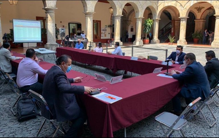 Para evitar aglomeración en un espacio cerrado la prueba se hará en el patio central de la sede legislativa. Cortesía