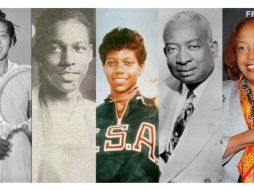 Althea Gibson, Vivien Thomas, Wilma Rudolph, Thomas Dorsey y Patricia Bath (de izquierda a derecha) son fuente de inspiración para muchos estadounidenses. GETTY IMAGES