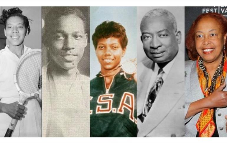 Althea Gibson, Vivien Thomas, Wilma Rudolph, Thomas Dorsey y Patricia Bath (de izquierda a derecha) son fuente de inspiración para muchos estadounidenses. GETTY IMAGES