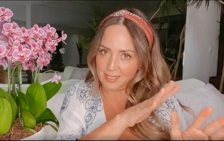 Andrea Legarreta dijo que “aún así fuera su hermana, yo no soy así”, por lo que pidió respeto. INSTAGRAM / @andrealegarreta