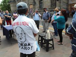 Las OSC señalan que aunque no han sido amenazadas, si les pasa algo o a su familia harán responsable al gobernador. EL INFORMADOR / E. Barrera