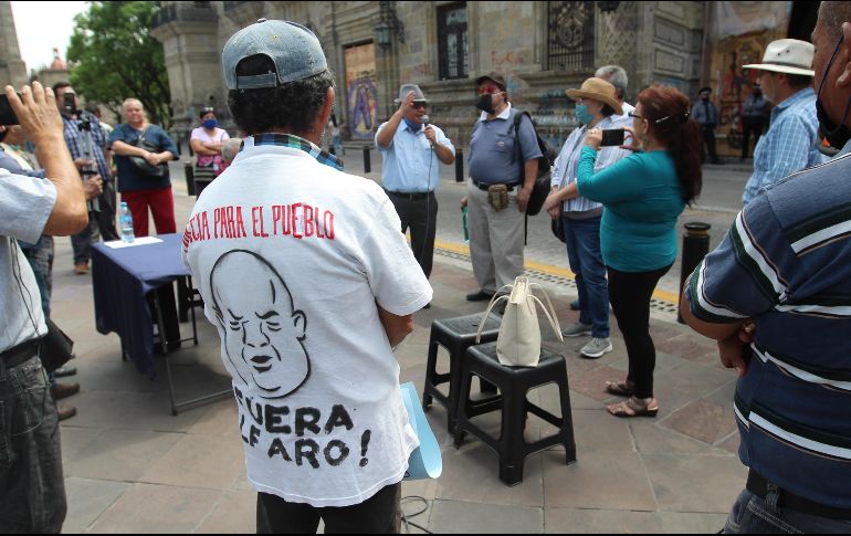 Las OSC señalan que aunque no han sido amenazadas, si les pasa algo o a su familia harán responsable al gobernador. EL INFORMADOR / E. Barrera