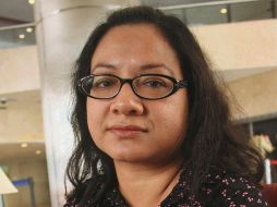 EDITORA. Paola Tinoco detalló las bondades de la aplicación Ipstori. ARCHIVO