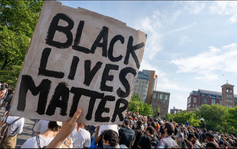 Leach fue detenido en una de las protestas de East Fordham Road (El Bronx) el pasado 1 de junio. AFP/Getty Images/ D. Delgado