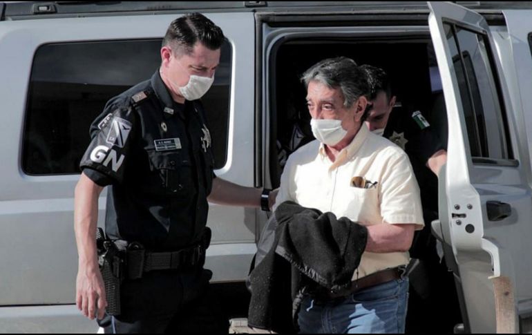 Mario Villanueva señala que se ordenó enviarlo a casa temporalmente, en lo que dura la epidemia por COVID-19, pues aún hay un amparo que no se resuelve. EFE/ Str