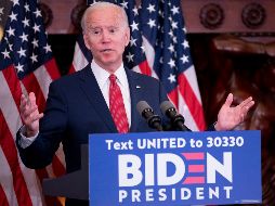 La secretaria de prensa de la Casa Blanca acusó a Biden de ''traficar teorías de conspiración''. AFP / ARCHIVO