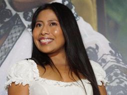 Yalitza Aparicio participó junto con su colega Tenoch Huerta en el debate 