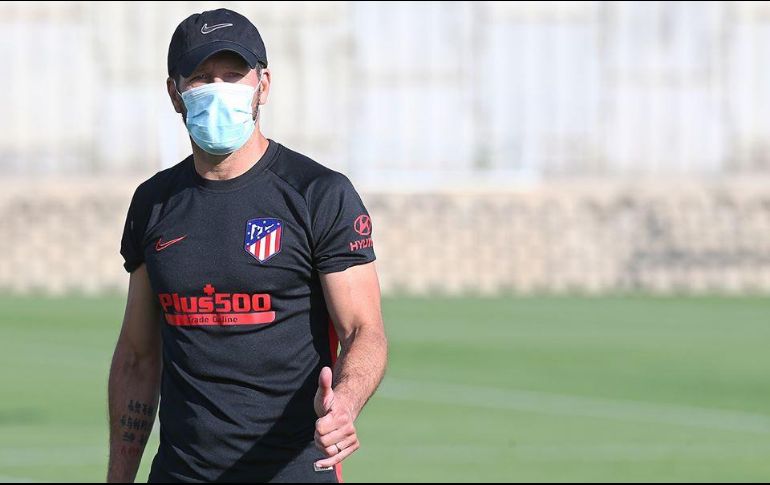 El técnico colchonero espera recuperar la mejor versión de su equipo para volver a puestos de Champions. Actualmente están en 6° posición. TWITTER/@Atleti