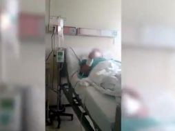 A través de un video, María de la Luz Adame Elizondo, originaria de Monclova, pidió que se lo hicieran llegar a sus familiares, a quienes extraña y valora más que nunca. TWITTER / @Tu_IMSS_Coah