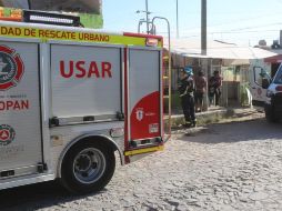 Además de los dos lesionados, también se reportó la quema de lonas, lámparas y cableado del sitio. CORTESÍA