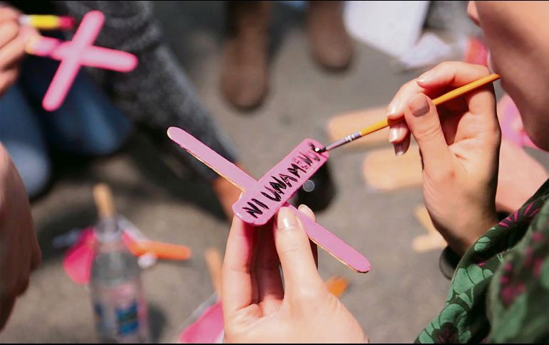 ALZAR LA VOZ. De distintas formas se ha expresado un alto a la violencia de género en México. NTX