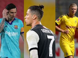 Messi anotó un gol, Ronaldo falló un penal y Haaland retrasó el campeonato de Bayern Múnich con un cabezazo provisional. ESPECIAL