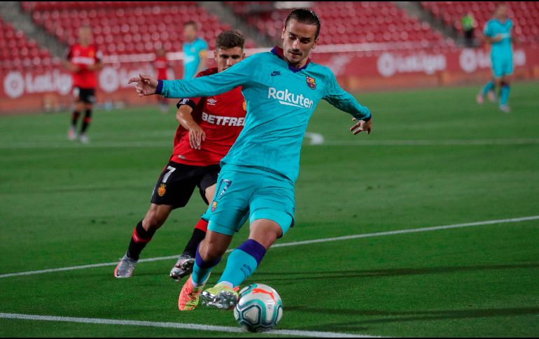 ''Griezmann es un gran futbolista, seguimos contando con él y seguirá teniendo su protagonismo'', dice el entrenador de los culés. EFE / J. Martín